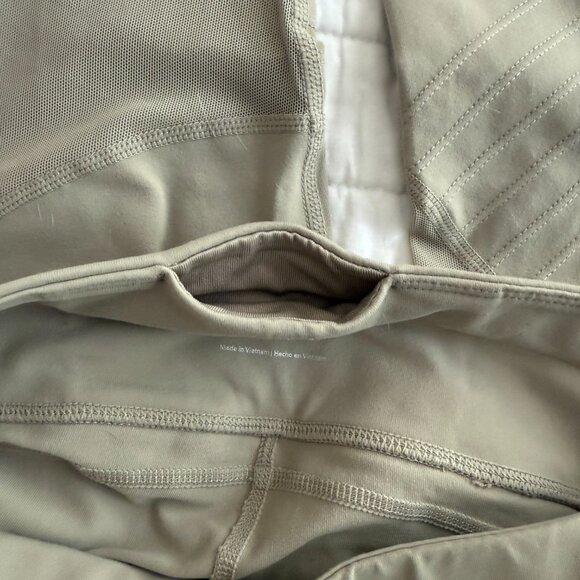 JoyLab cropped leggings light green / tan with mesh size small new without tags - Picture 6 of 10